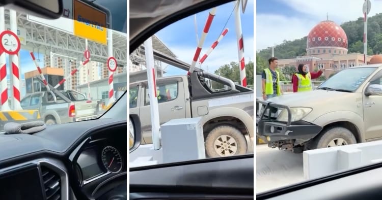 feat image hilux toll barrier