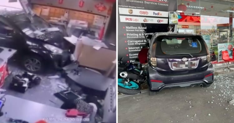 feat image myvi crash petrol station