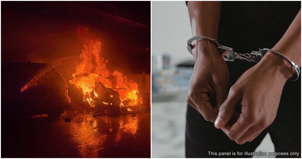 molotov cocktail man detained
