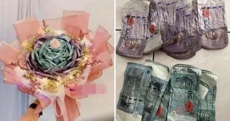 feat image cheated money bouquet