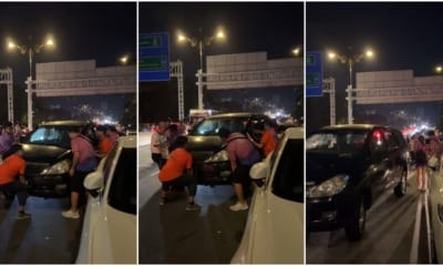chingay parade parked car