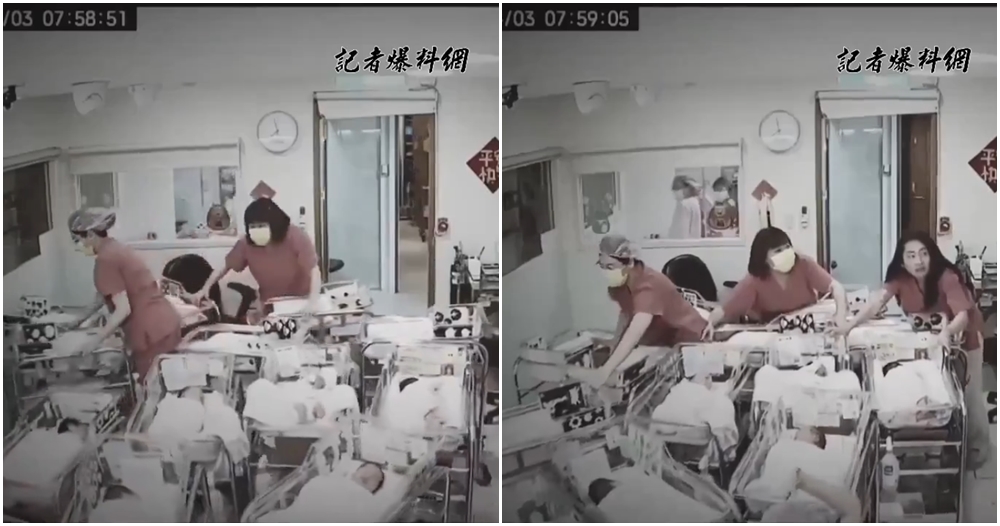 nurses protect babies earthquake