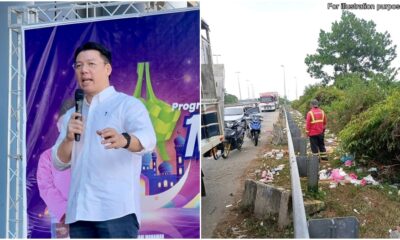 throw rubbish from car