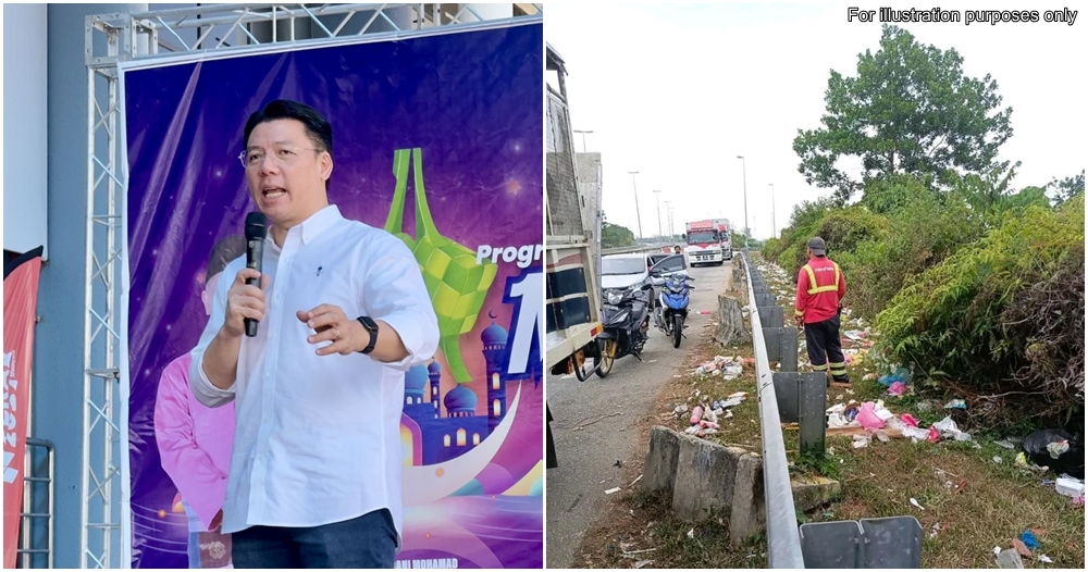 throw rubbish from car