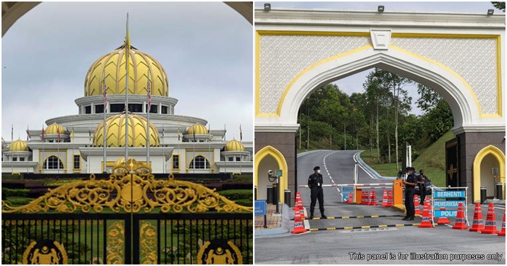 istana negara machete bearing men