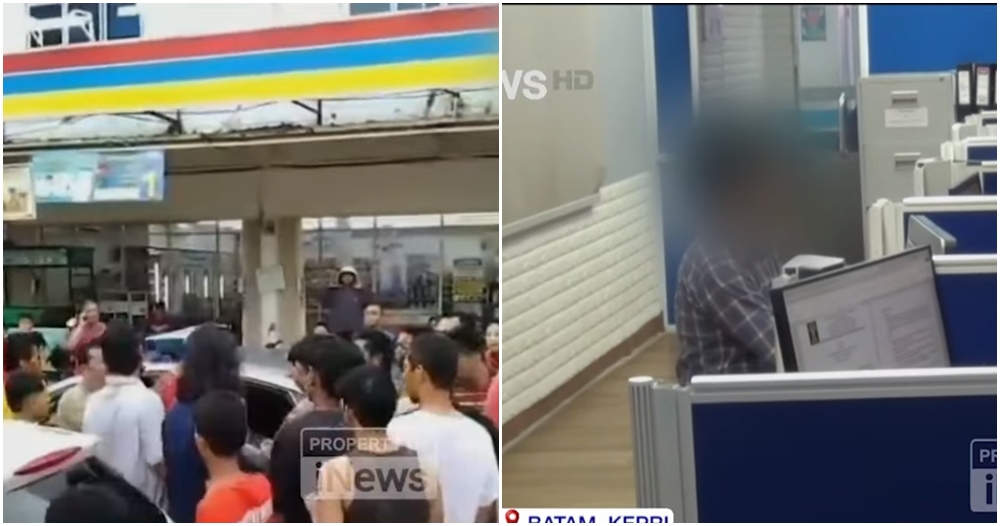 singaporean man mobbed by locals