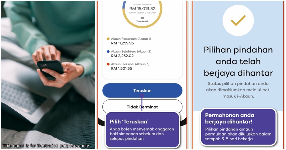 transfer money to epf account 3