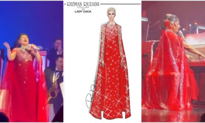 lady gaga wearing rizman ruzaini for her vegas residency