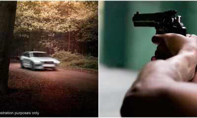 police chase shootig match