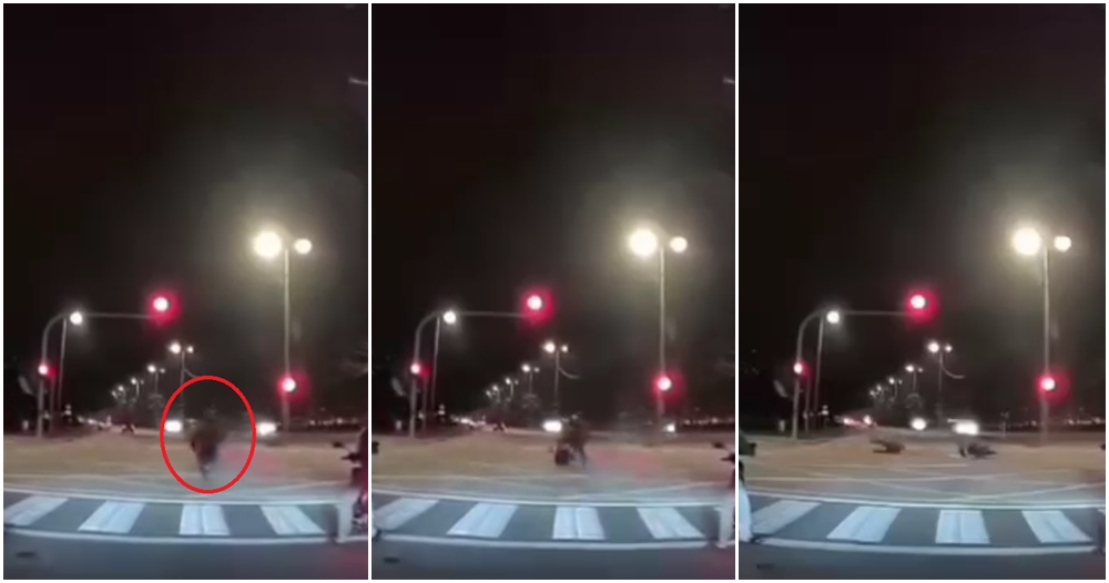 failed wheelie attempt