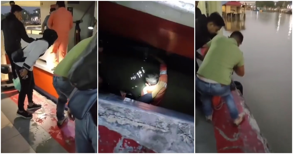 ferry to tioman elderly fall