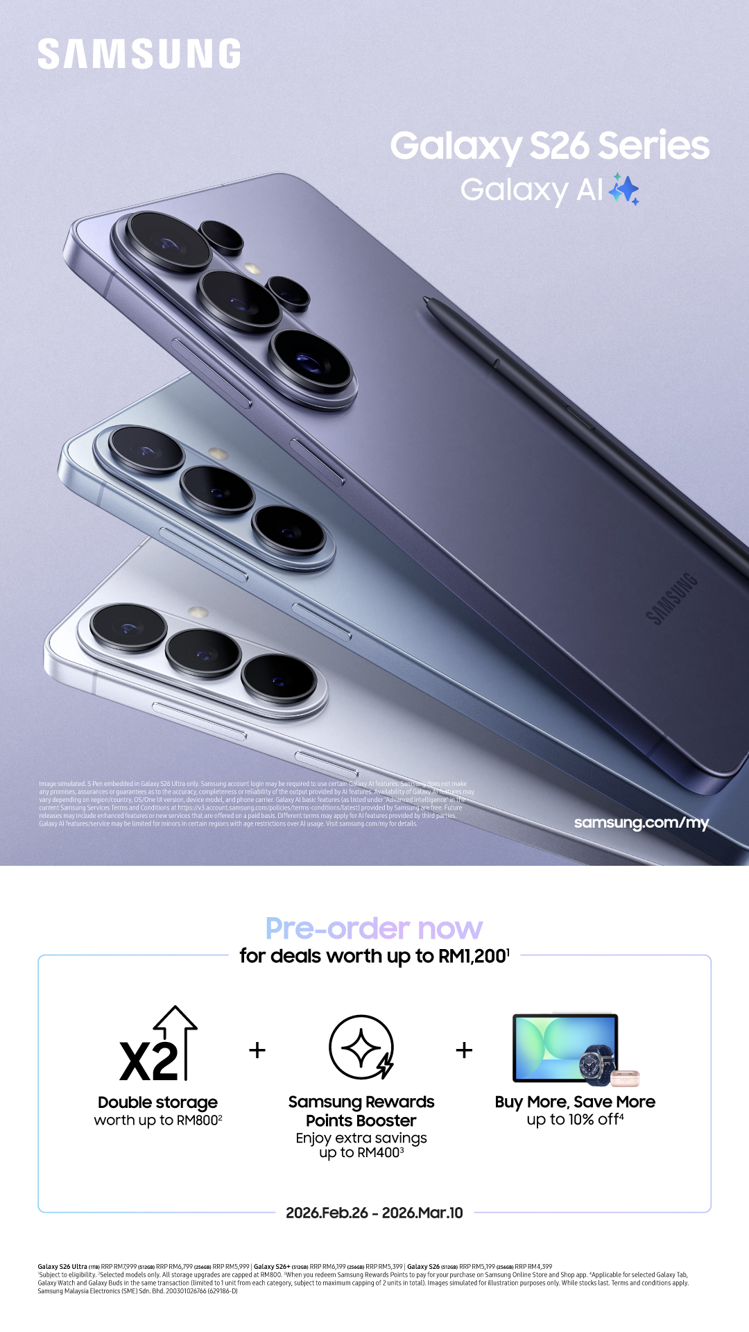 Samsungs26 Pre Order Paid Media Pre Order Promo Kv Paid Media 1080X1920 1