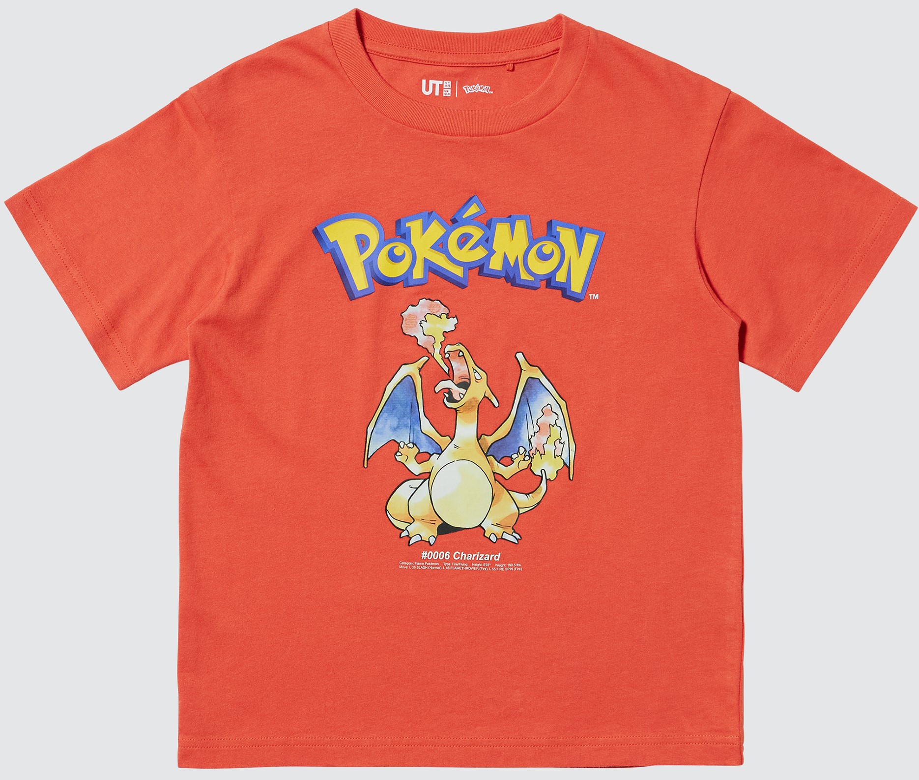 Uniqlopokemon Charizard Kids 483674 146N146E 15 A100 Gg